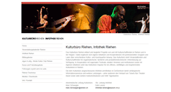 Desktop Screenshot of kulturbuero-riehen.ch