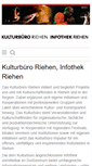 Mobile Screenshot of kulturbuero-riehen.ch
